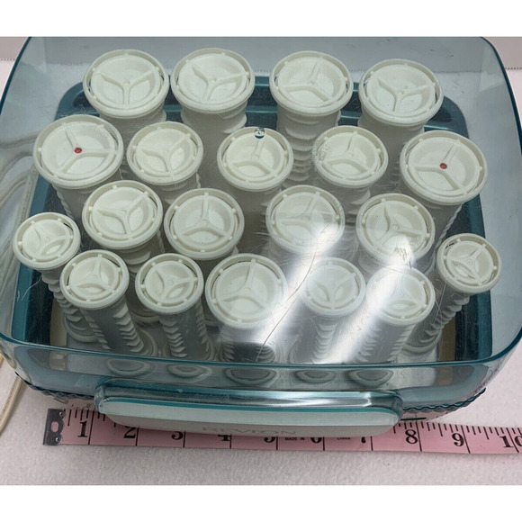 Revlon Ultra Hair Hot Rollers 3 Szs Curlers Cool Touch Tip All 20 Clips RV251 - Picture 8 of 9